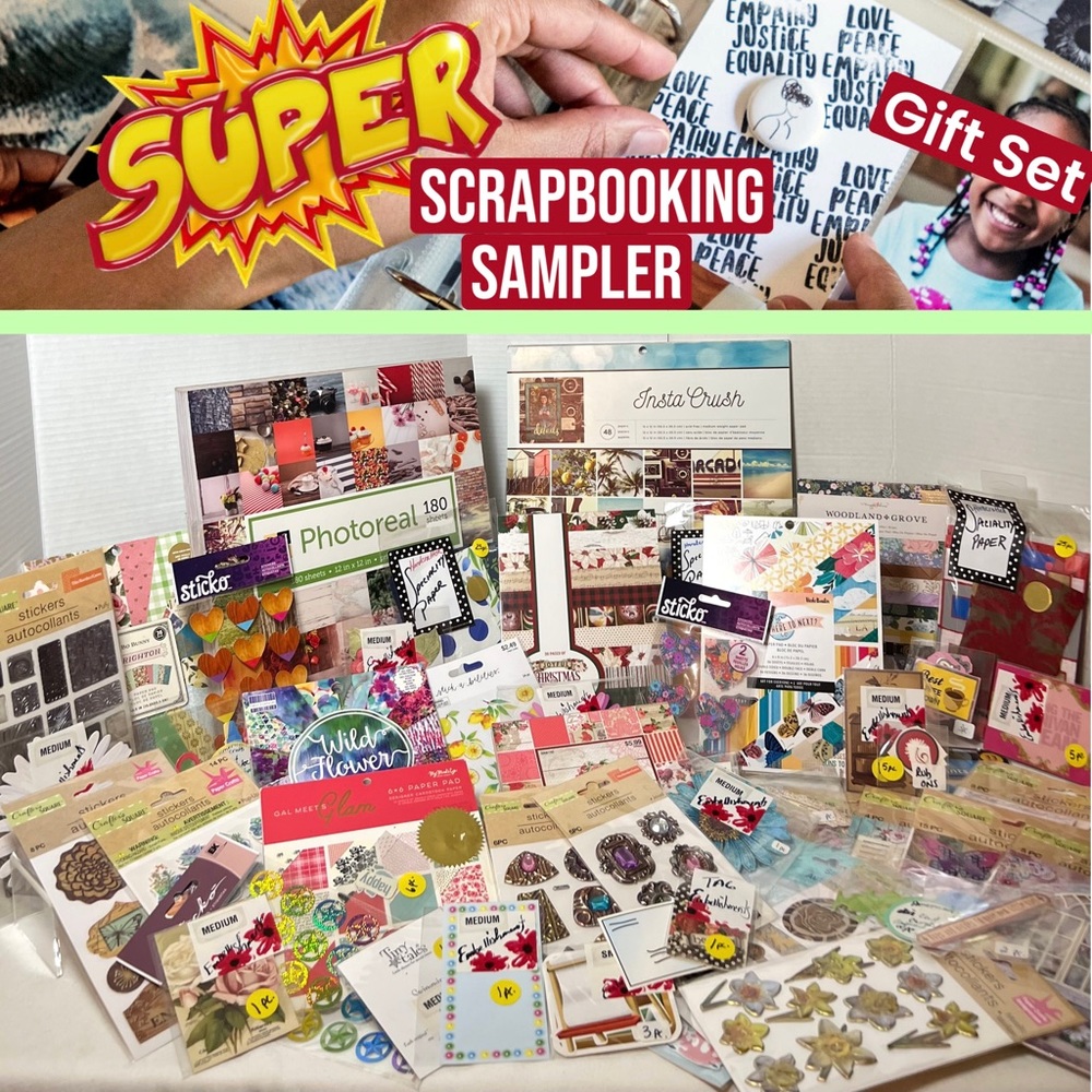 SUPER SCRAPBOOKING SAMPLER GIFT SET